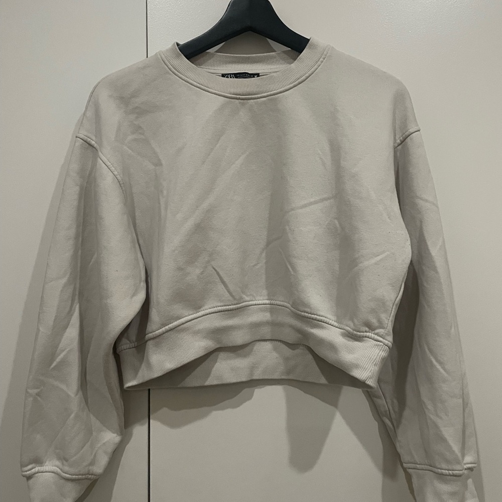 Zara cream sweatsuit set